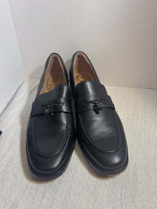 Wholesale Natural Leather Loafers Men Metal Chain Slip On Flats Casual Round Toe main image 8